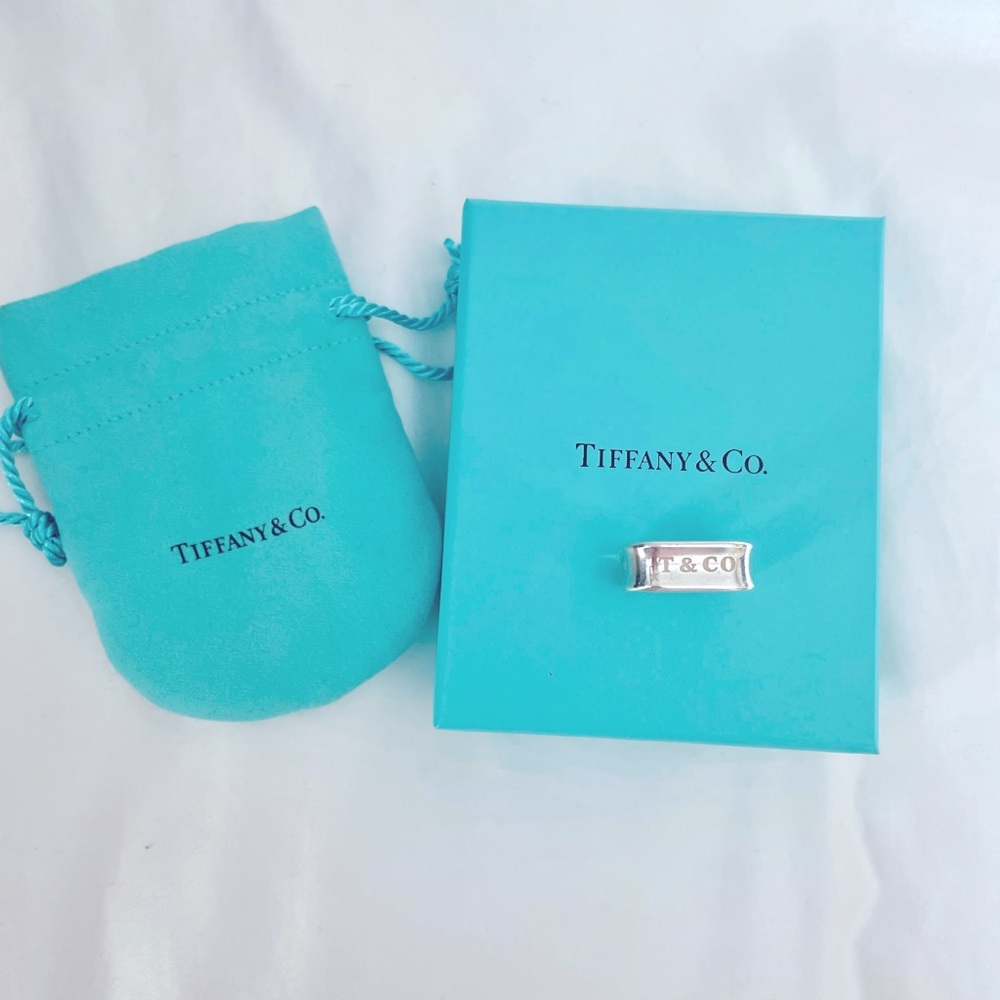 Beautiful rare Tiffany square ring. AUTHENTIC